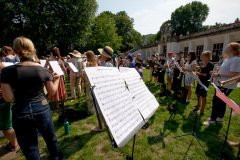 Frauen*BrassMob im Volkspark Schöneberg © Jana Legler